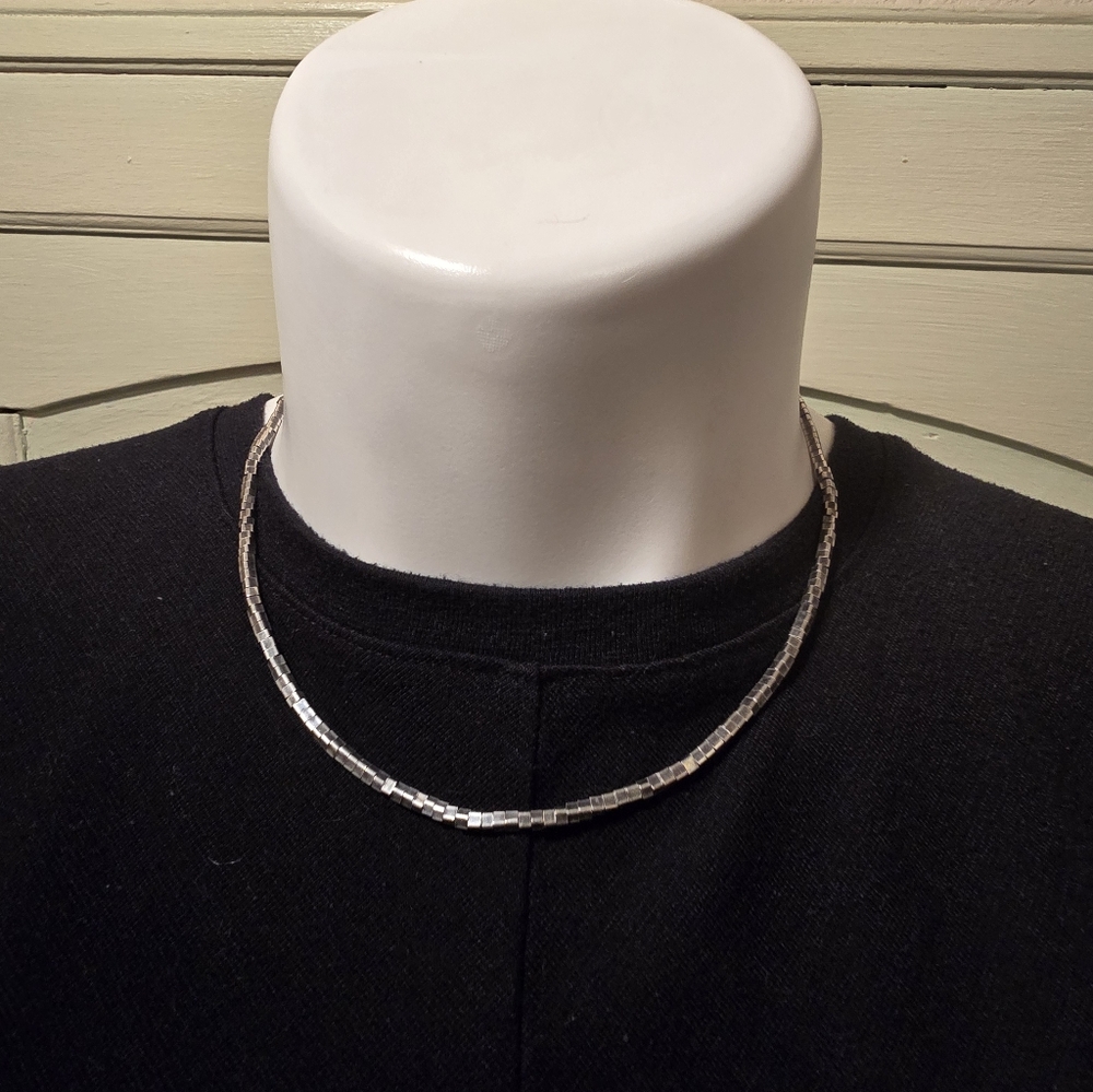 Christin Wolf Sterling Silver Beaded Necklace